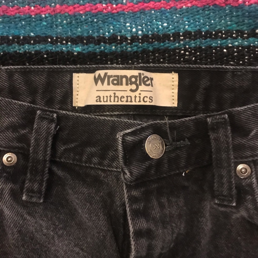 Wrangler authentic black jeans 34x34